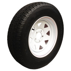 62-TR15W205      ST205/75R15 D8 5on4.5 WHT